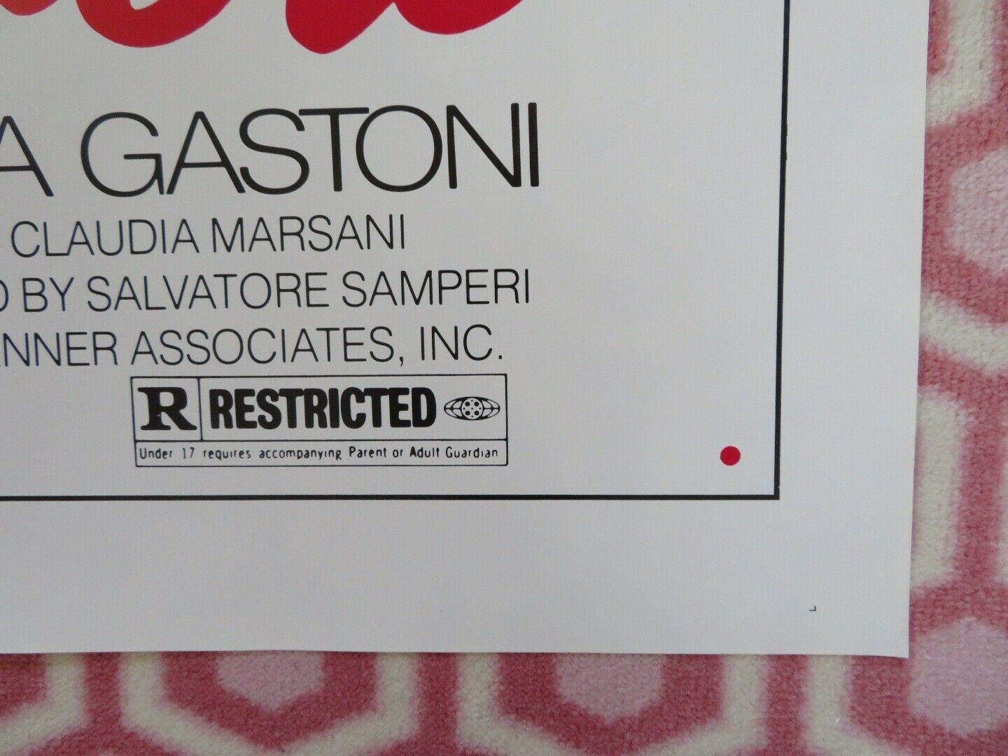 SUBMISSION FOLDED US ONE SHEET POSTER FRANCO NERO LISA GASTONI 1976 Movie posters