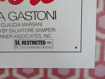 SUBMISSION FOLDED US ONE SHEET POSTER FRANCO NERO LISA GASTONI 1976 Movie posters