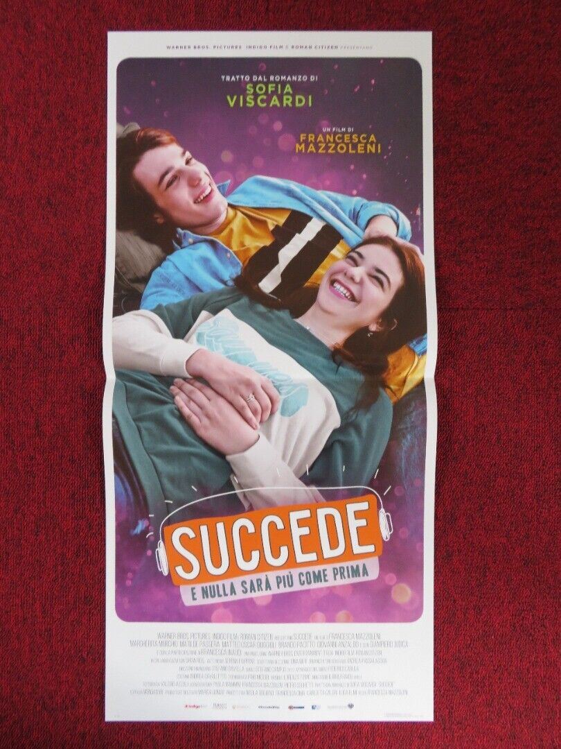 SUCCEDE ITALIAN LOCANDINA (27"x12.5") POSTER MARGHERITA MORCHIO 2018 Movie posters