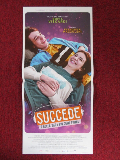 SUCCEDE ITALIAN LOCANDINA (27"x12.5") POSTER MARGHERITA MORCHIO 2018 Movie posters