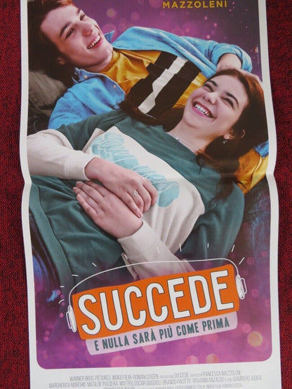 SUCCEDE ITALIAN LOCANDINA (27"x12.5") POSTER MARGHERITA MORCHIO 2018 Movie posters