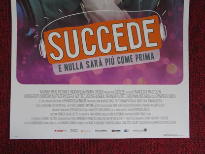 SUCCEDE ITALIAN LOCANDINA (27"x12.5") POSTER MARGHERITA MORCHIO 2018 Movie posters