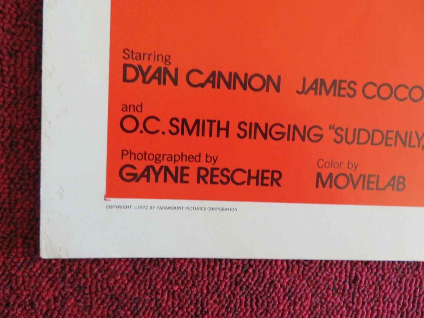 SUCH GOOD FRIENDS US HALF SHEET (22"x 28") POSTER DYAN CANNON JAME COCO 1972 - Rendezvous Cinema