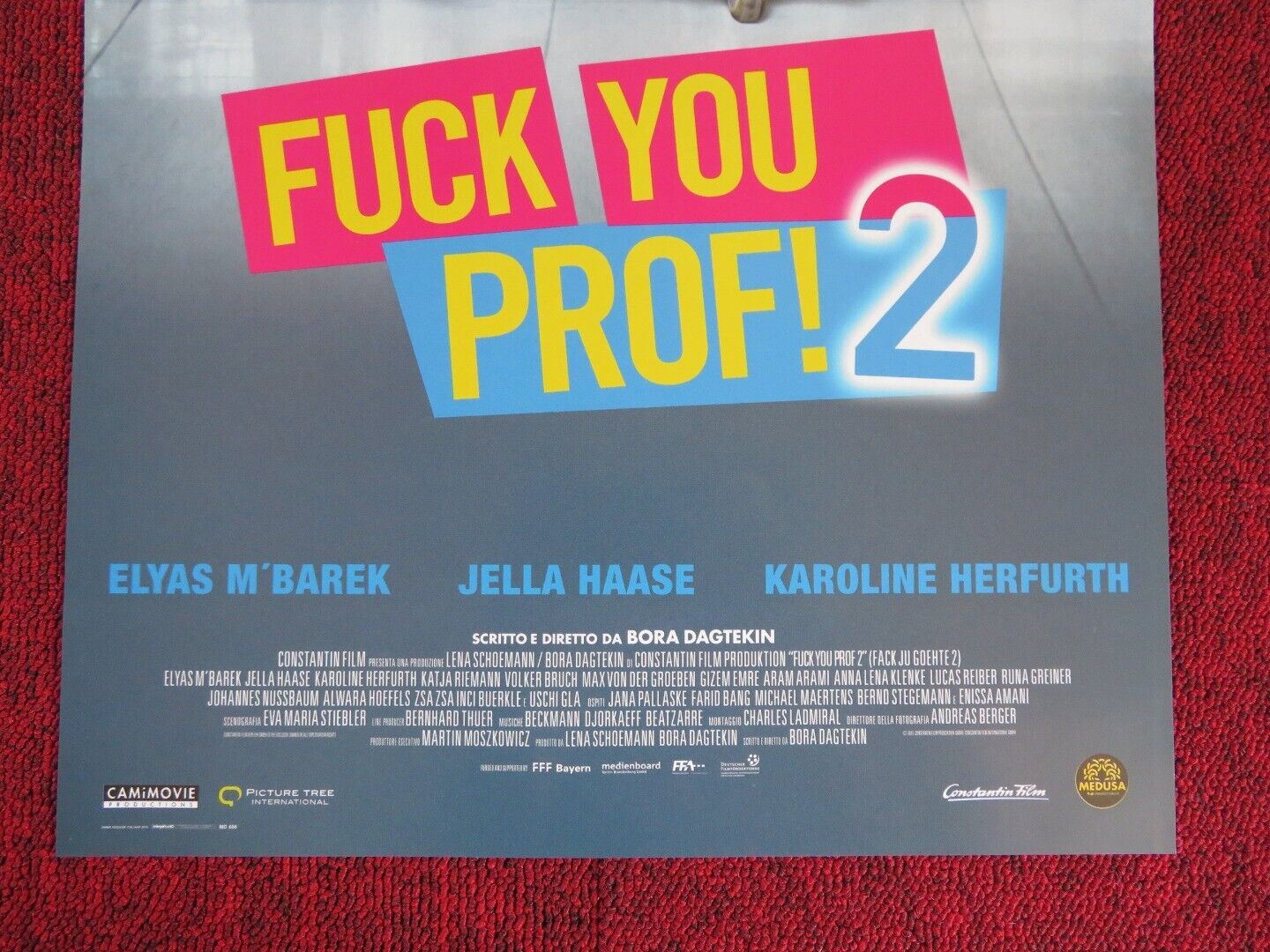 SUCK ME SHAKESPEER 2 ITALIAN LOCANDINA (26.5"x12.5") POSTER ELYAS M'BAREK 2013 Movie posters