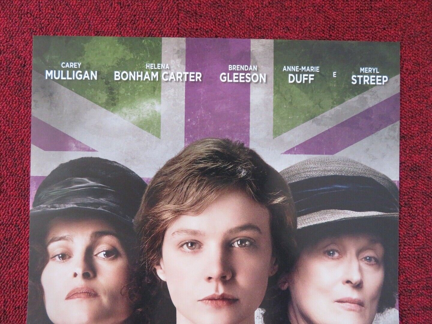 SUFFRAGETTE ITALIAN LOCANDINA (26.5"x12.5") POSTER MERYL STREEP 2015 Rendezvous Cinema Movie posters