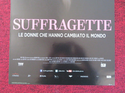 SUFFRAGETTE ITALIAN LOCANDINA (26.5"x12.5") POSTER MERYL STREEP 2015 Rendezvous Cinema Movie posters