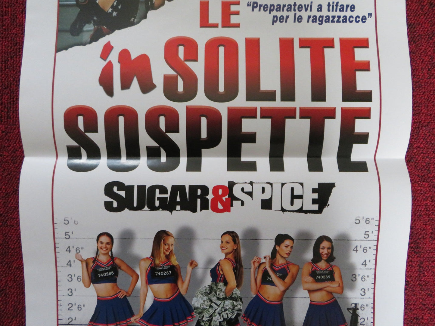 SUGAR & SPICE ITALIAN LOCANDINA POSTER MENA SUVARI JAMES MARSDEN 2001 Rendezvous Cinema Movie posters
