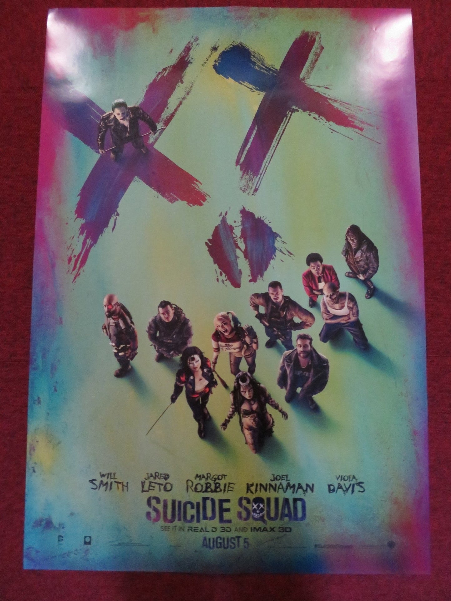 SUICIDE SQUAD - B US ONE SHEET ROLLED POSTER DC MARGOT ROBBIE WILL SMITH 2016 Rendezvous Cinema Movie posters