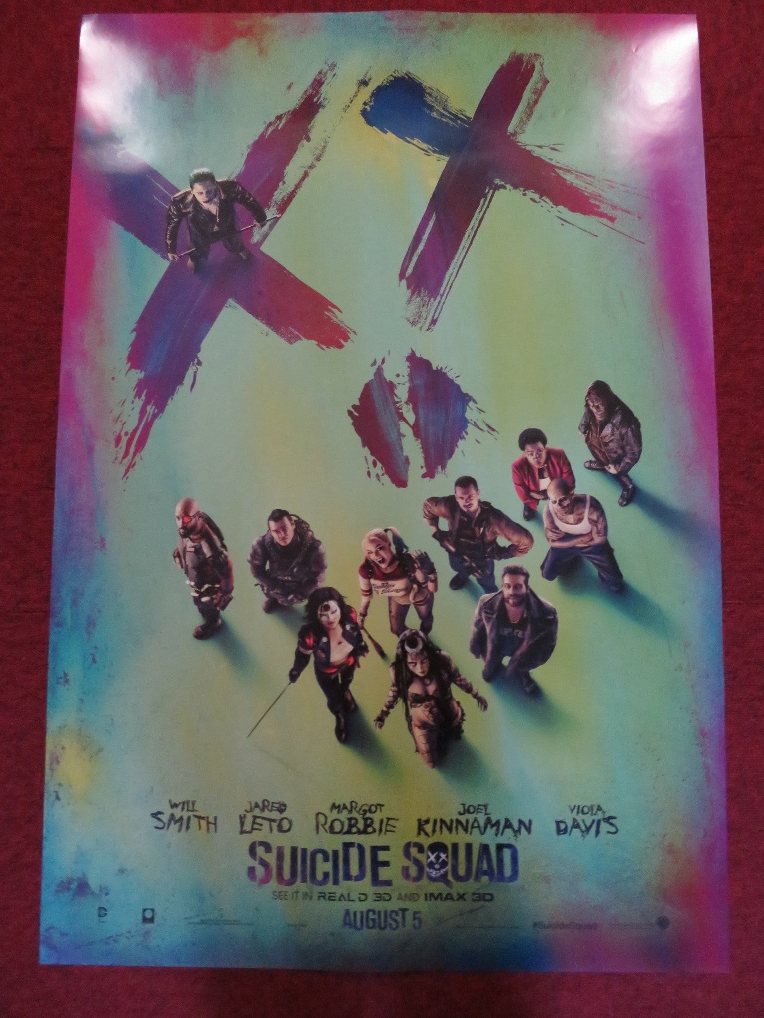 SUICIDE SQUAD - B US ONE SHEET ROLLED POSTER DC MARGOT ROBBIE WILL SMITH 2016 Rendezvous Cinema Movie posters