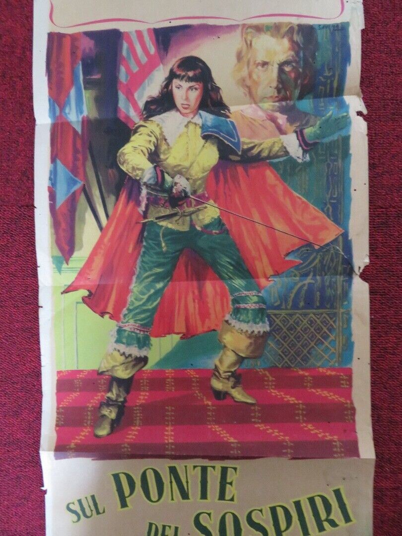 SUL PONTE DEI SOSPIRI ITALIAN LOCANDINA (27"x13") POSTER MARIA FRAU LATIMORE '53 Movie posters