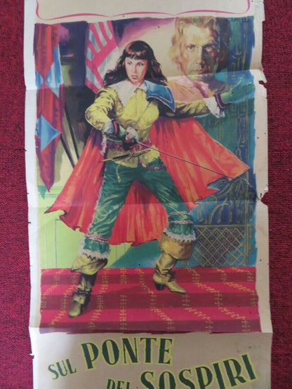 SUL PONTE DEI SOSPIRI ITALIAN LOCANDINA (27"x13") POSTER MARIA FRAU LATIMORE '53 Movie posters