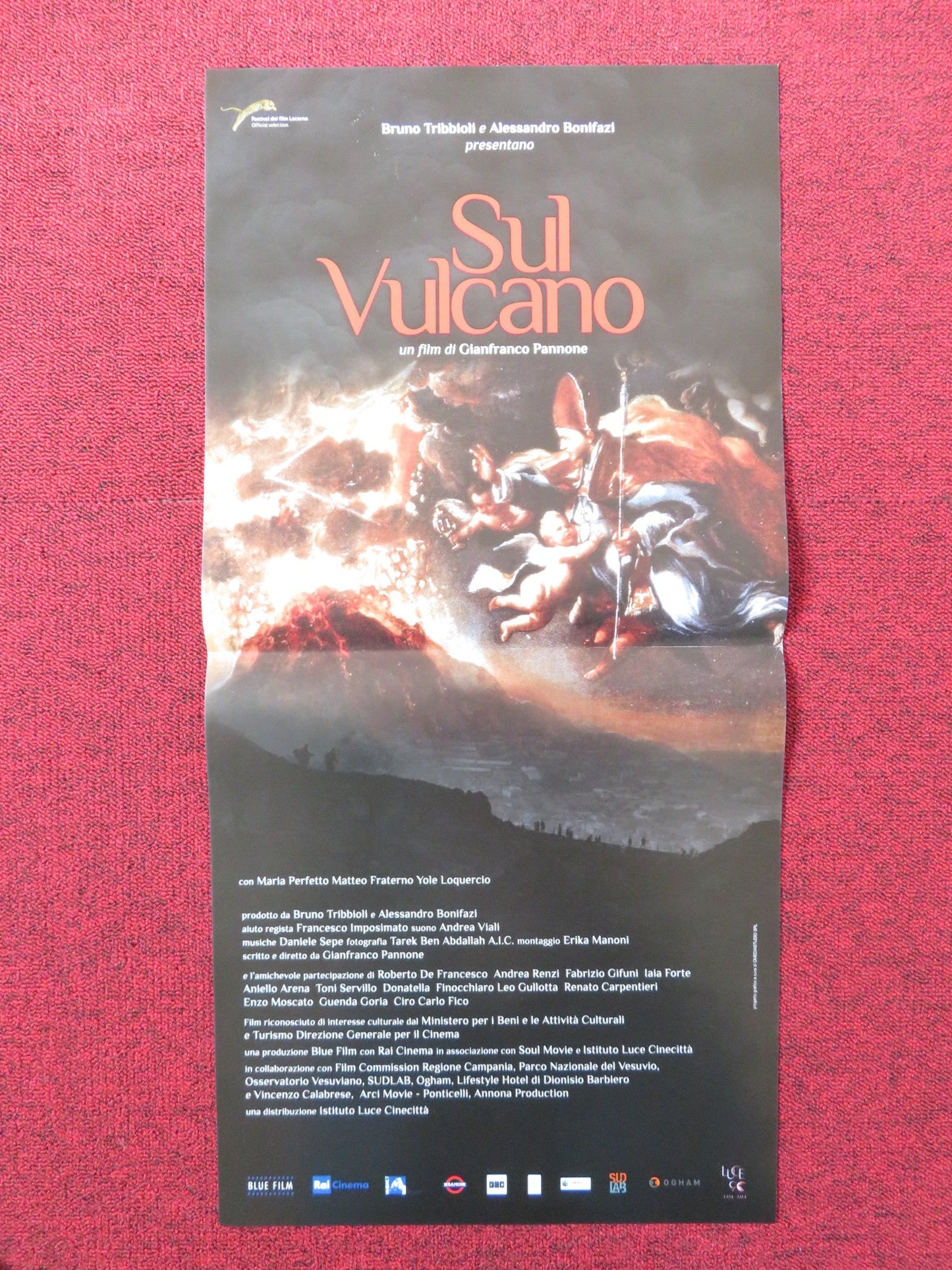 SUL VULCANO ITALIAN LOCANDINA POSTER ANIELLO ARENA IAIA FORTE 2014 Rendezvous Cinema Movie posters