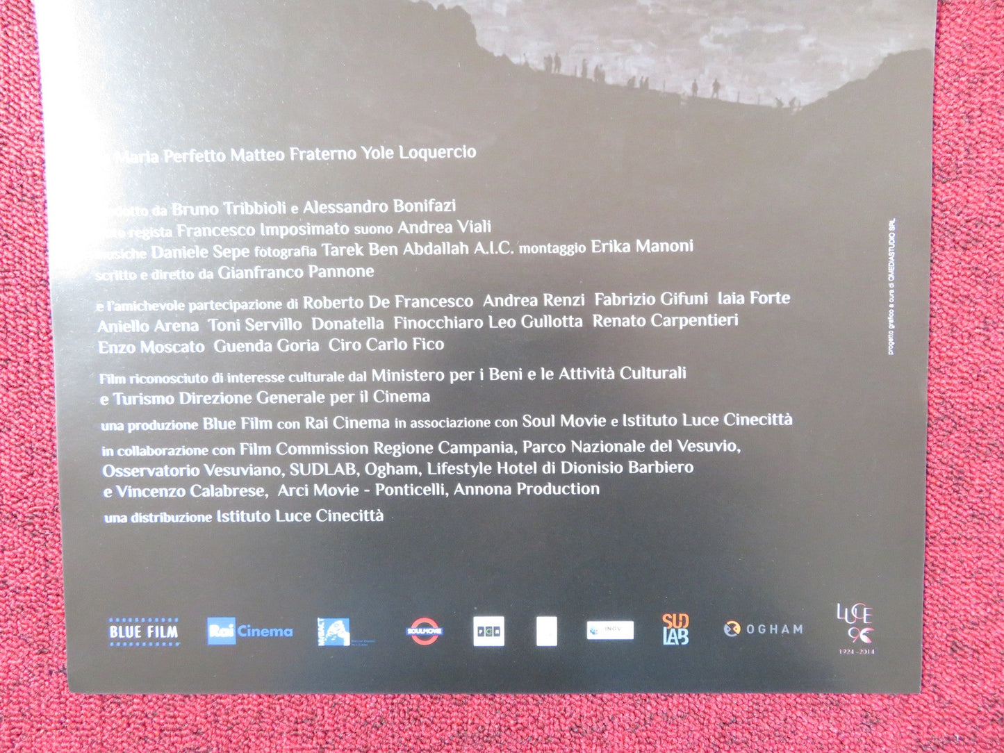 SUL VULCANO ITALIAN LOCANDINA POSTER ANIELLO ARENA IAIA FORTE 2014 Rendezvous Cinema Movie posters