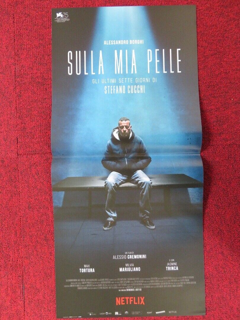 SULLA MIA PELLE ITALIAN LOCANDINA (27"x13") POSTER ALESSANDRO BORGHI 2018 Movie posters