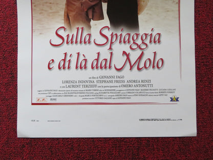 SULLA SPIAGGIA E DI LA DAL MOLO ITALIAN LOCANDINA POSTER ANDREA RENZI 2000 Rendezvous Cinema Movie posters