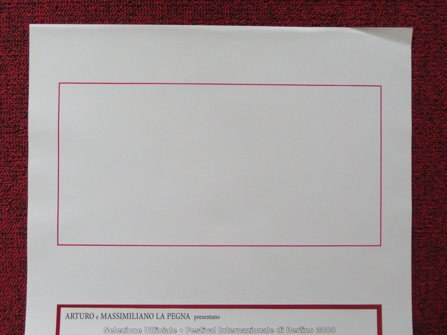 SULLA SPIAGGIA E DI LA DAL MOLO ITALIAN LOCANDINA POSTER ANDREA RENZI 2000 Rendezvous Cinema Movie posters