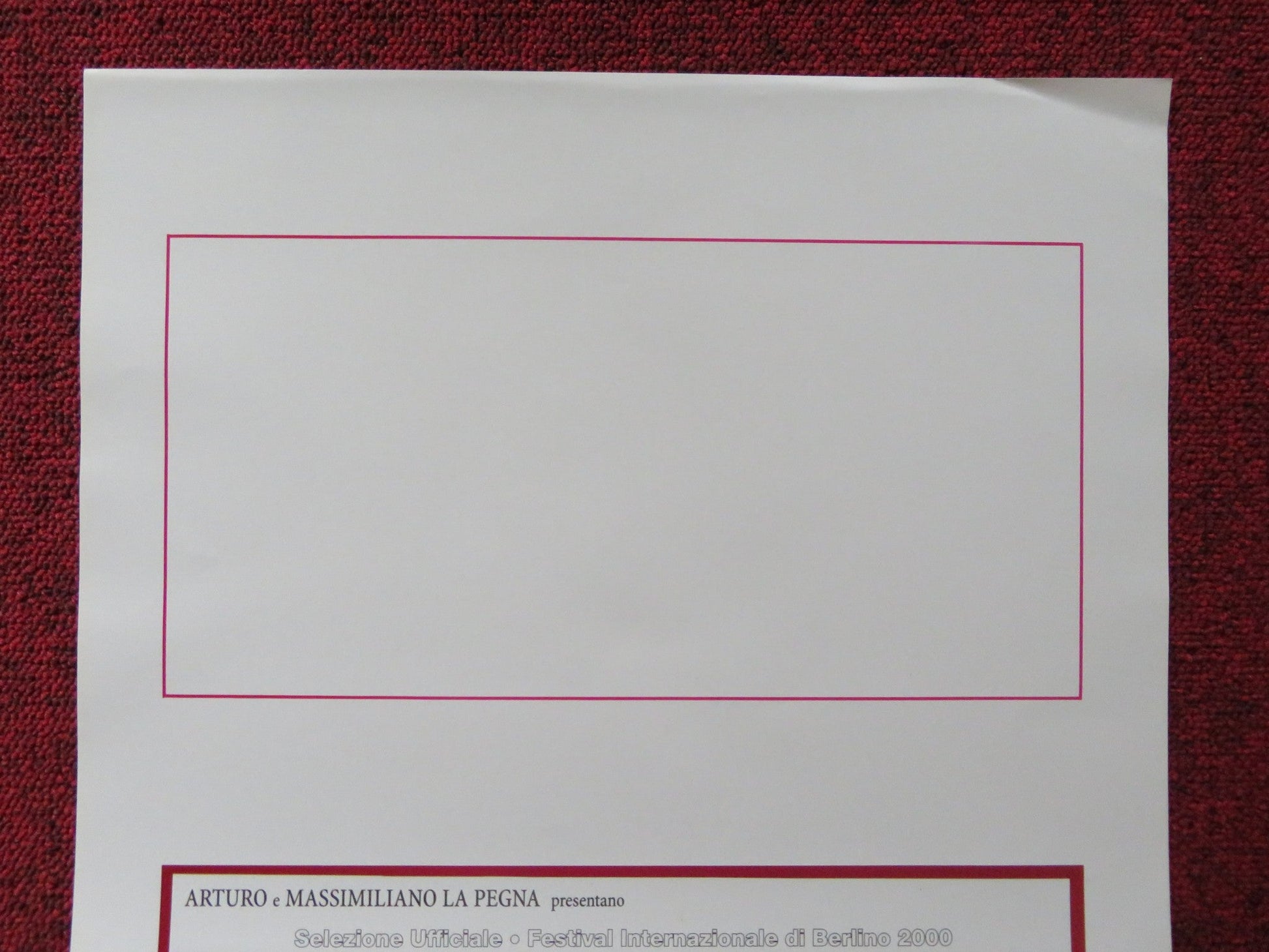 SULLA SPIAGGIA E DI LA DAL MOLO ITALIAN LOCANDINA POSTER ANDREA RENZI 2000 Rendezvous Cinema Movie posters