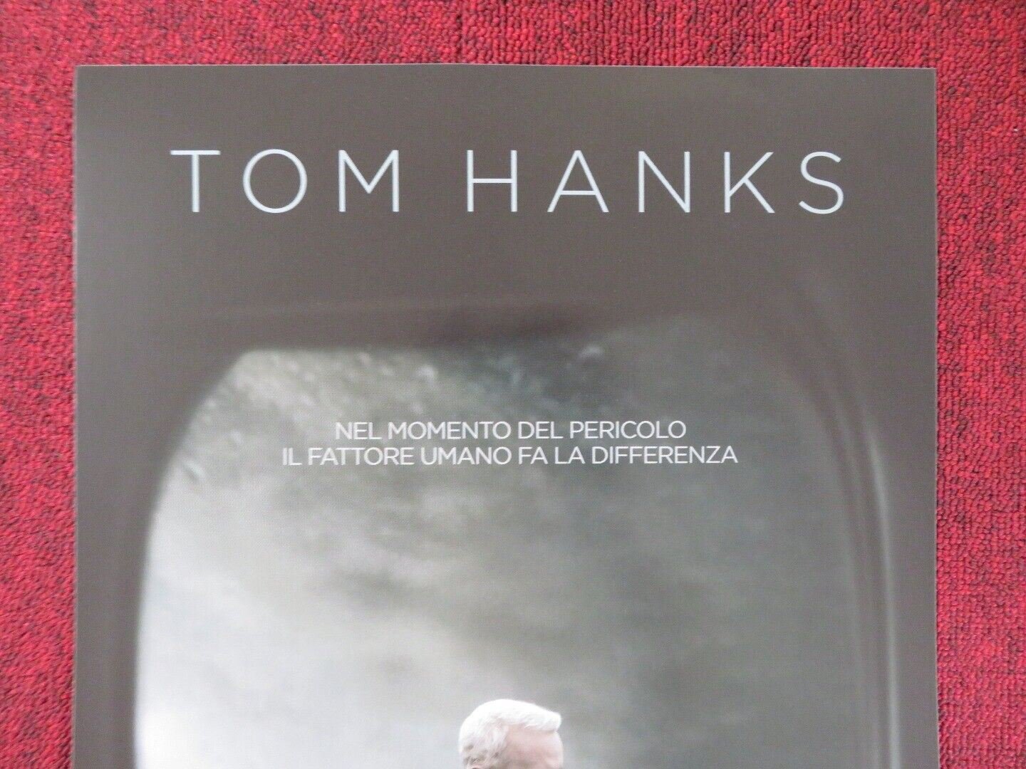 SULLY ITALIAN LOCANDINA (26.5"x12.5") POSTER TOM HANKS CLINT EASTWOOD 2016 Movie posters