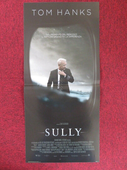 SULLY ITALIAN LOCANDINA (26.5"x12.5") POSTER TOM HANKS CLINT EASTWOOD 2016 Movie posters