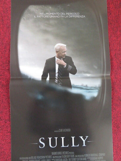 SULLY ITALIAN LOCANDINA (26.5"x12.5") POSTER TOM HANKS CLINT EASTWOOD 2016 Movie posters