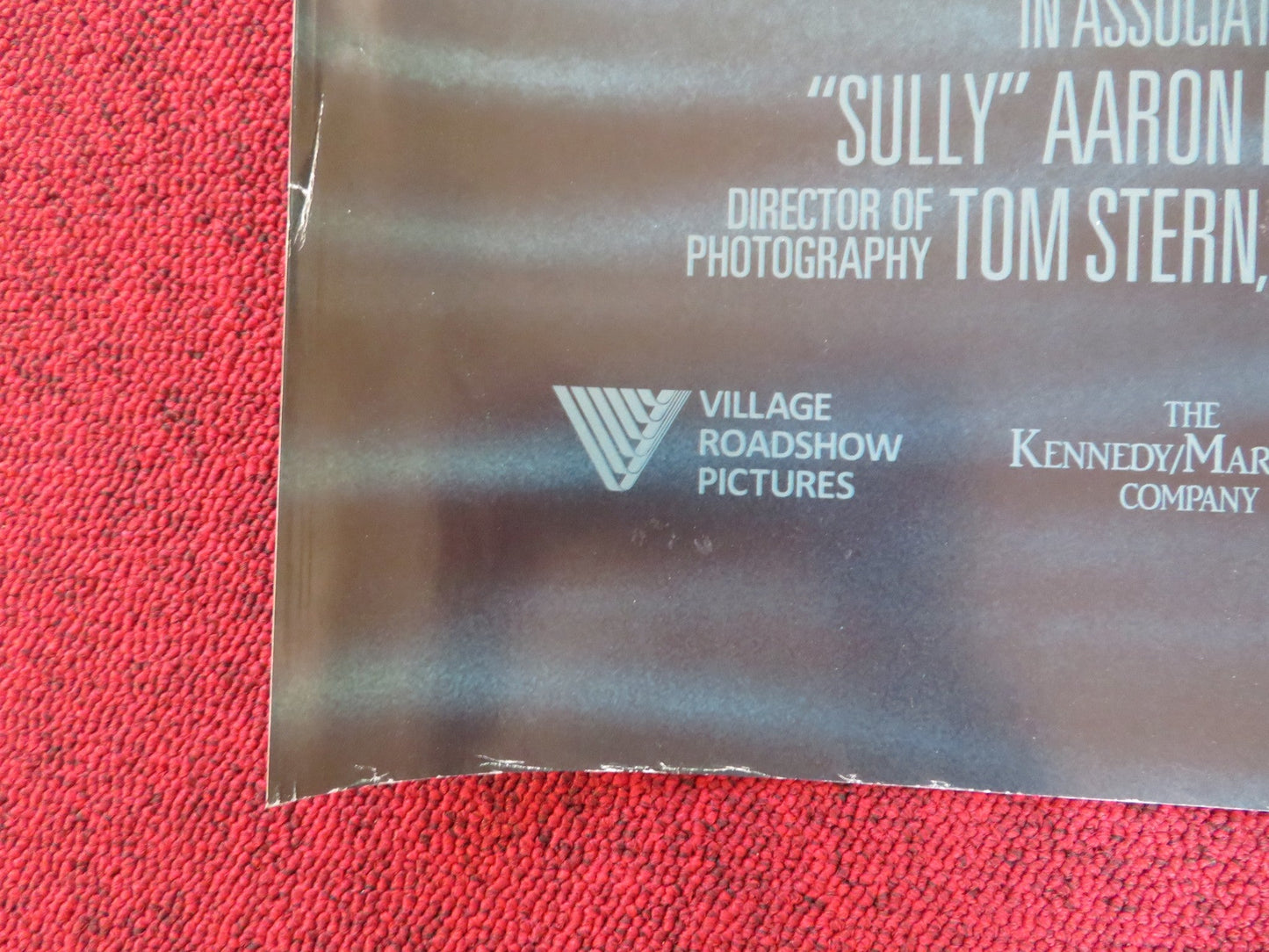 SULLY UK QUAD (30"x 40") ROLLED POSTER CLINT EASTWOOD TOM HANKS A. ECKHART 2016 Rendezvous Cinema Movie posters