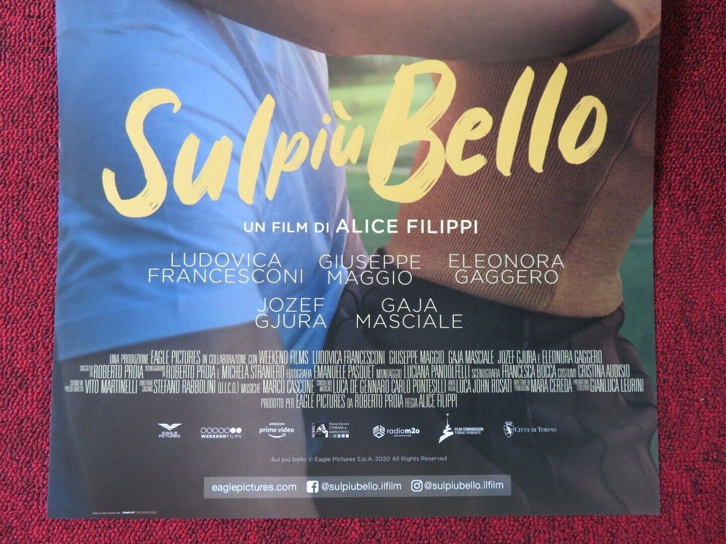 SULPIU BELLO ITALIAN LOCANDINA (26.5"x12.5") POSTER JOZEF GJURA G. MAGGIO 2020 Movie posters