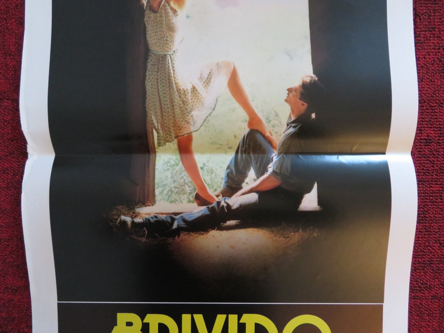 SUMMER HEAT ITALIAN LOCANDINA POSTER LORI SINGER ANTHONY EDWARDS 1987 Rendezvous Cinema Movie posters