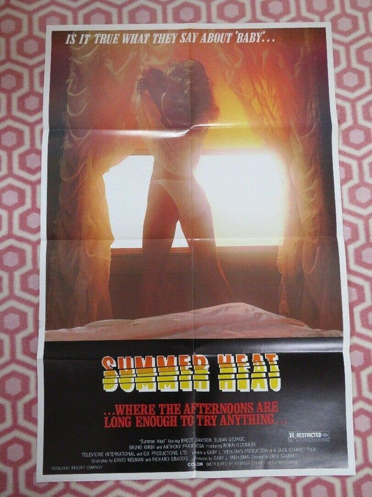 SUMMER HEAT / Kiss My Grits US ONE SHEET POSTER BRUCE DAVISON SUSAN GEORGE 1982 - Rendezvous Cinema