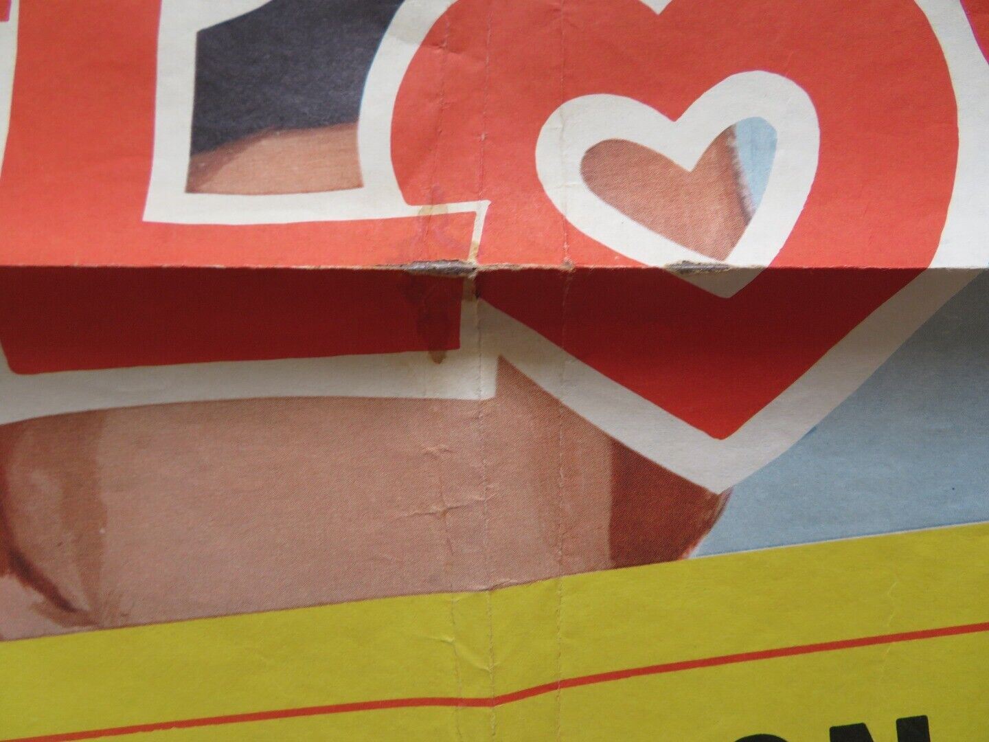 SUMMER LOVE FOLDED US ONE SHEET POSTER JOHN SAXON JUDY MEREDITH 1958 Movie posters