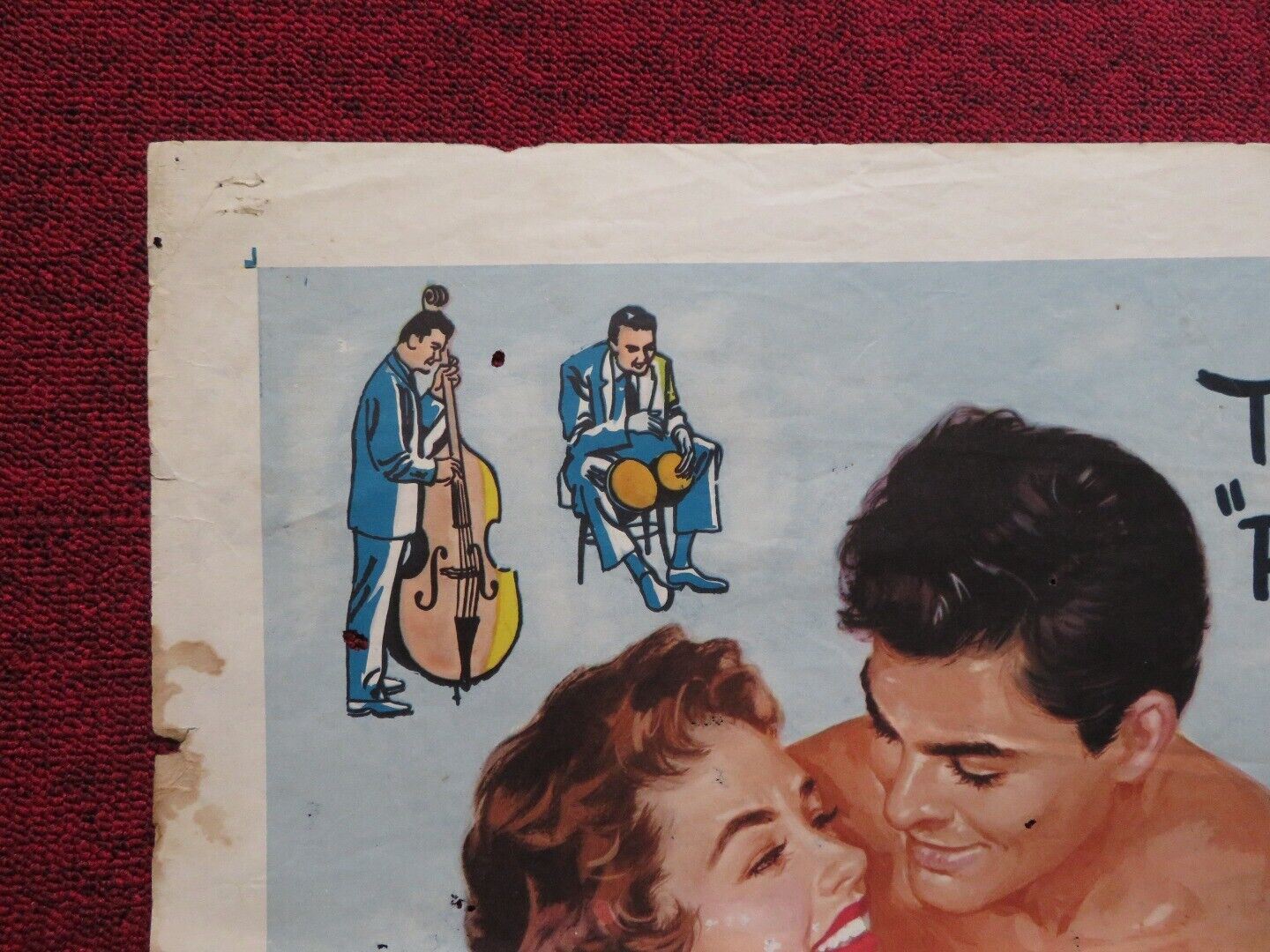 SUMMER LOVE FOLDED US ONE SHEET POSTER JOHN SAXON JUDY MEREDITH 1958 Movie posters