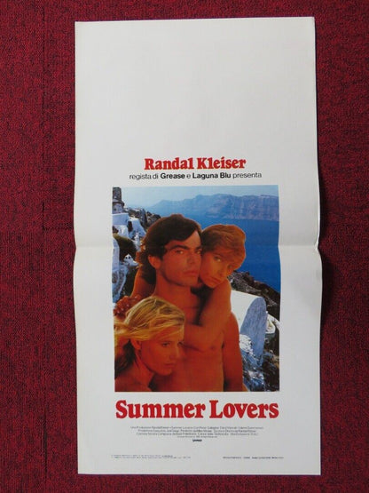SUMMER LOVERS ITALIAN LOCANDINA (25"x13") POSTER RANDEL KLEISER 1982 Movie posters