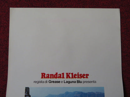 SUMMER LOVERS ITALIAN LOCANDINA (25"x13") POSTER RANDEL KLEISER 1982 Movie posters