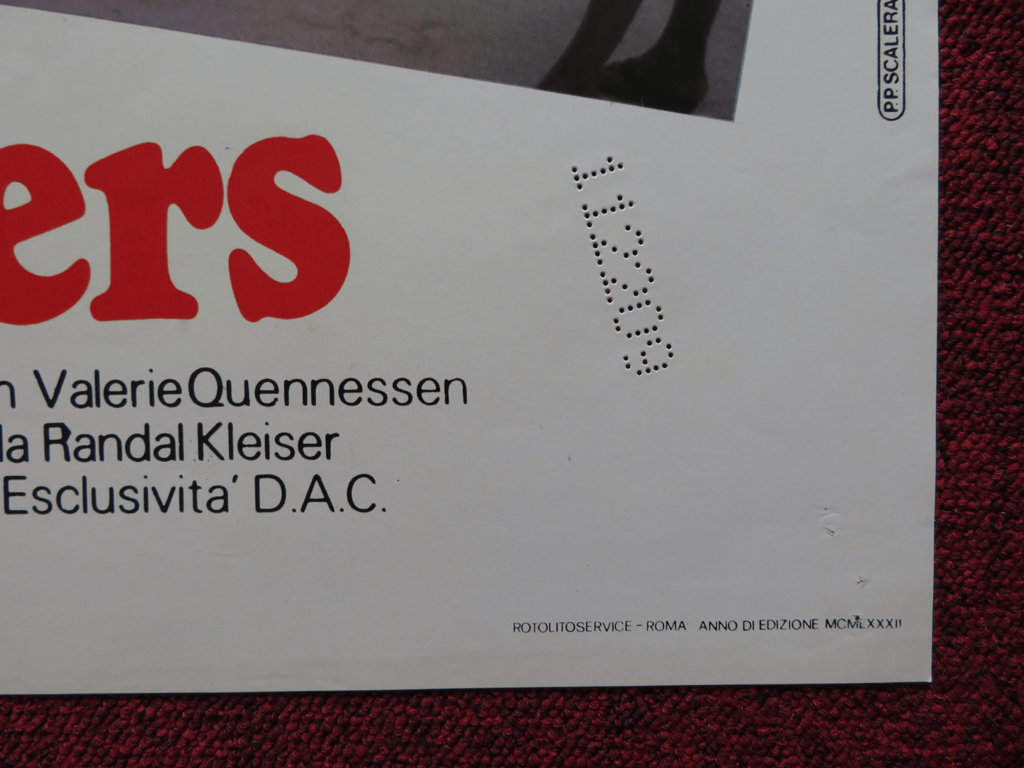 SUMMER LOVERS SUSANNA ITALIAN FOTOBUSTA POSTER RANDAL KLEISER P.ALLAGHER 1982 Rendezvous Cinema Movie posters