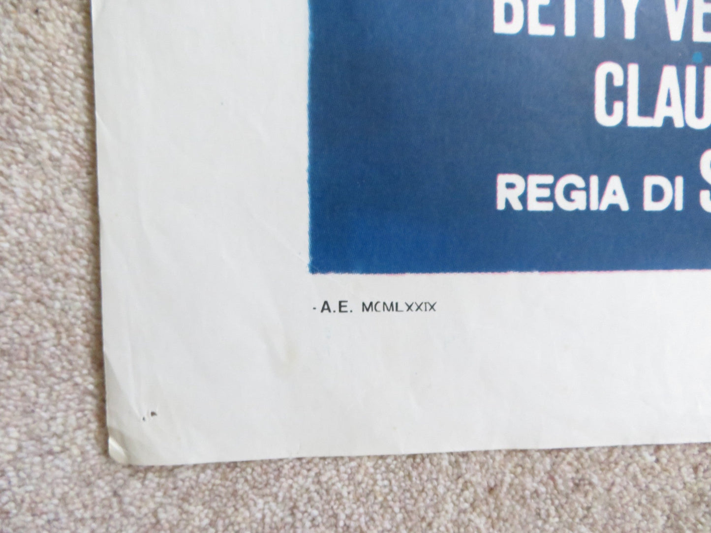 SUMMER NIGHT FEVER ITALIAN 2 FOGLIO POSTER STEPHANE HILLEL OLIVIA PASCAL 1978 Rendezvous Cinema Movie posters