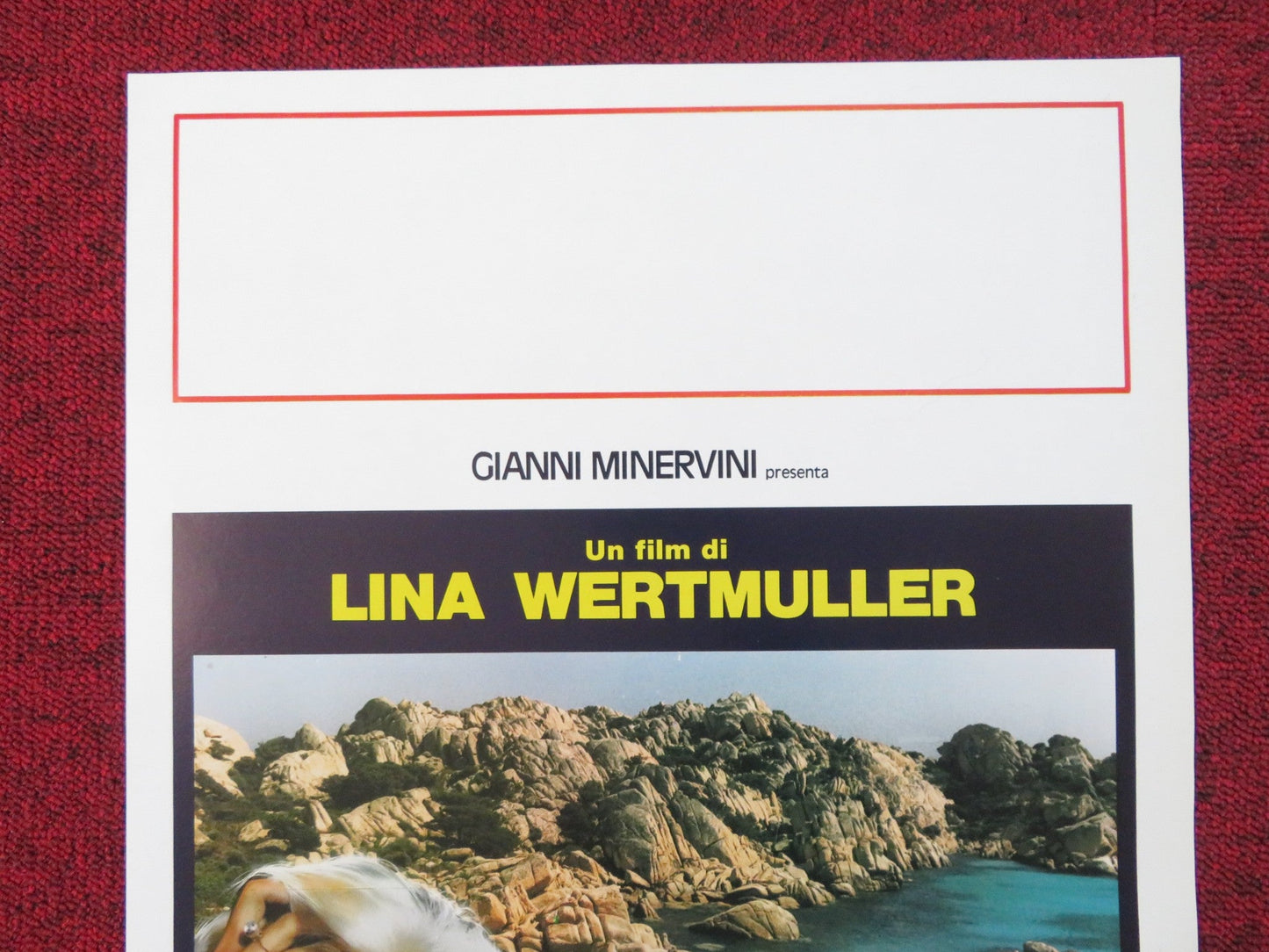 SUMMER NIGHT WITH GREEK PROFILE, ALMOND EYES... ITALIAN LOCANDINA POSTER 1986 Rendezvous Cinema Movie posters