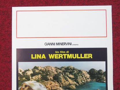 SUMMER NIGHT WITH GREEK PROFILE, ALMOND EYES... ITALIAN LOCANDINA POSTER 1986 Rendezvous Cinema Movie posters