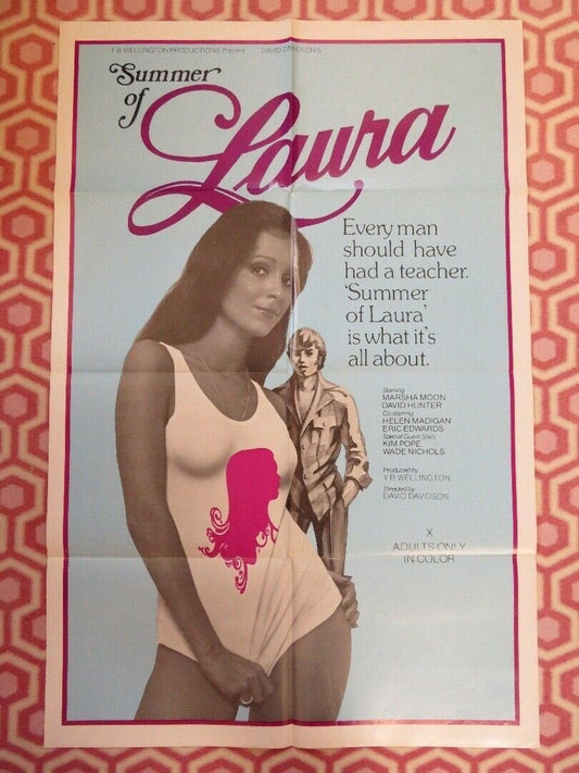 SUMMER OF LAURA US ONE SHEET POSTER MARSHA MOON DAVID HUNTER 1976 Movie posters