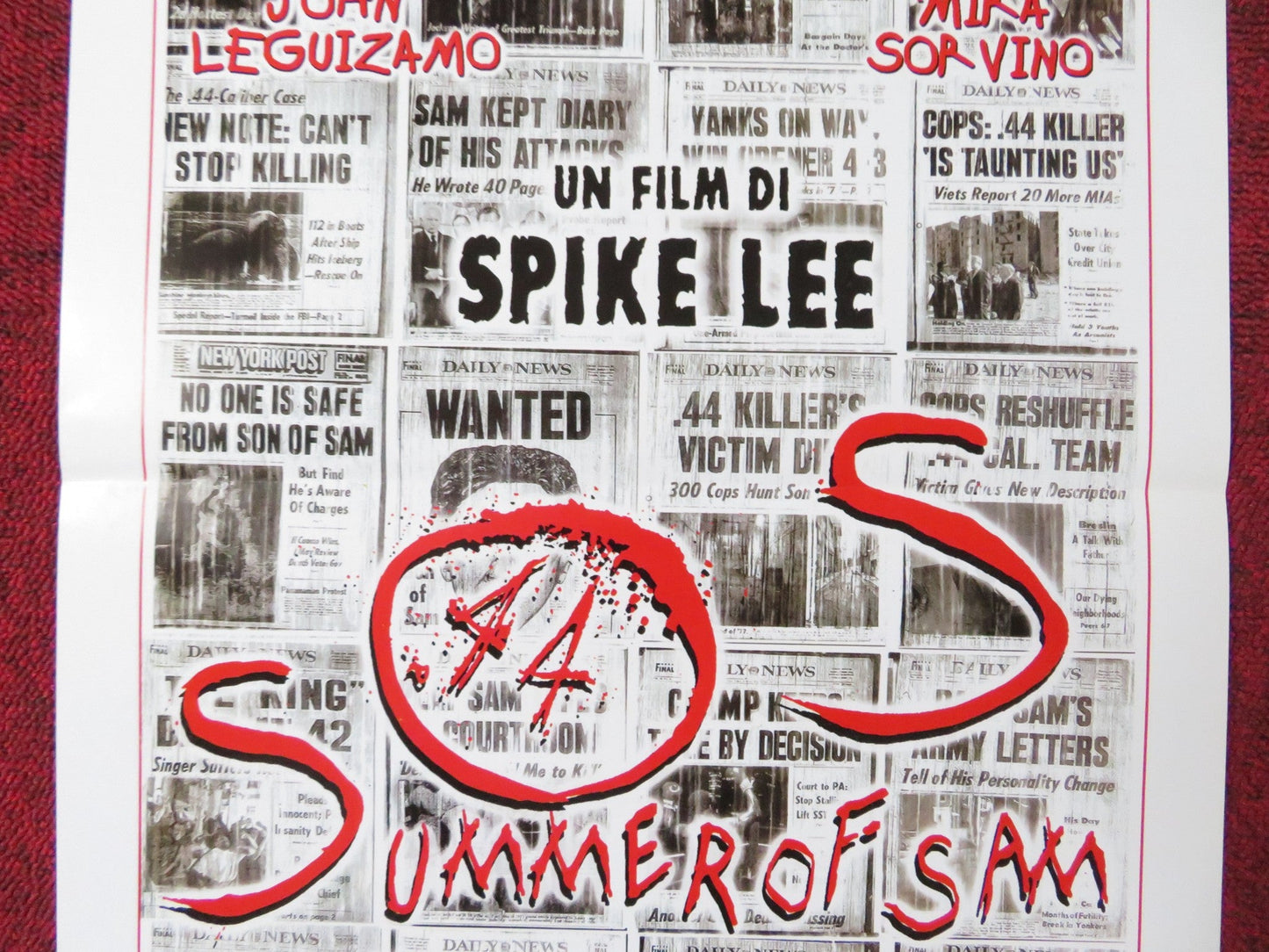 SUMMER OF SAM ITALIAN LOCANDINA POSTER JOHN LEGUIZAMO ADRIEN BRODY 1999 Rendezvous Cinema Movie posters