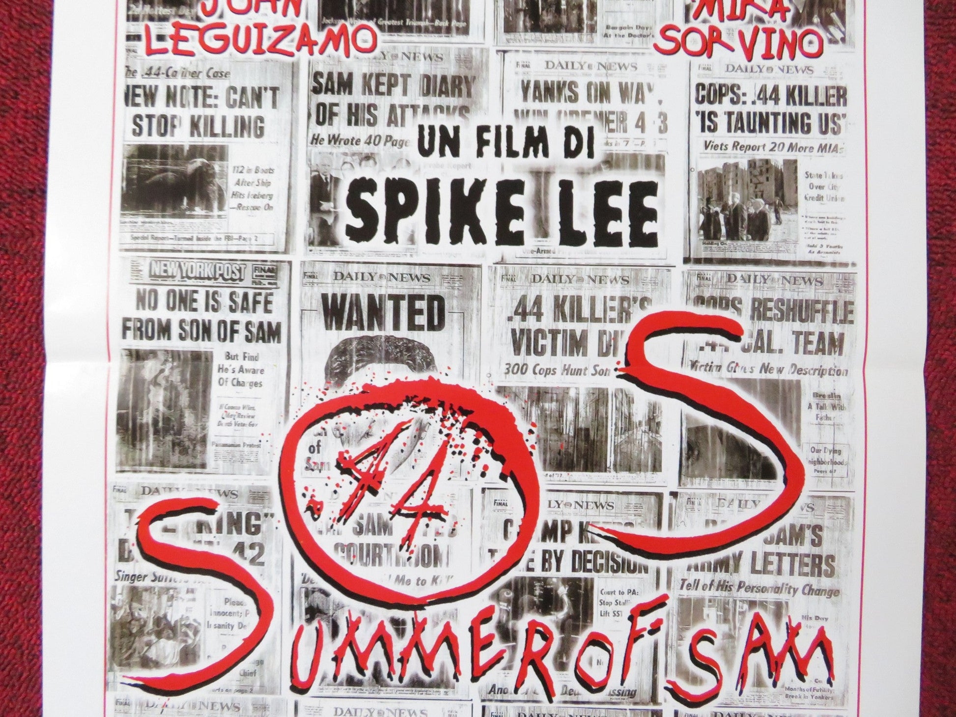 SUMMER OF SAM ITALIAN LOCANDINA POSTER JOHN LEGUIZAMO ADRIEN BRODY 1999 Rendezvous Cinema Movie posters