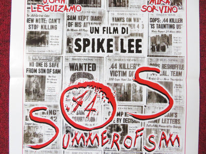 SUMMER OF SAM ITALIAN LOCANDINA POSTER JOHN LEGUIZAMO ADRIEN BRODY 1999 Rendezvous Cinema Movie posters