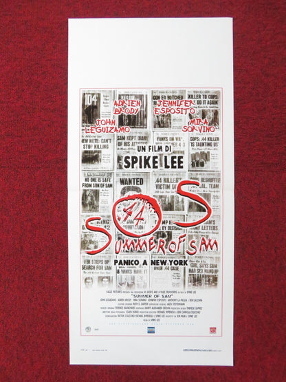 SUMMER OF SAM ITALIAN LOCANDINA POSTER JOHN LEGUIZAMO ADRIEN BRODY 1999 Rendezvous Cinema Movie posters