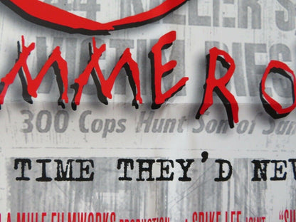 SUMMER OF SAM S.O.S VIDEO DVD ONE SHEET FOLDED POSTER JOHN LEGUIZAMO 1999 Movie posters