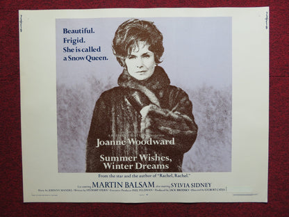 SUMMER WISHES, WINTER DREAMS US HALF SHEET (22"x 28") POSTER J WOODWARD 1973 Rendezvous Cinema Movie posters