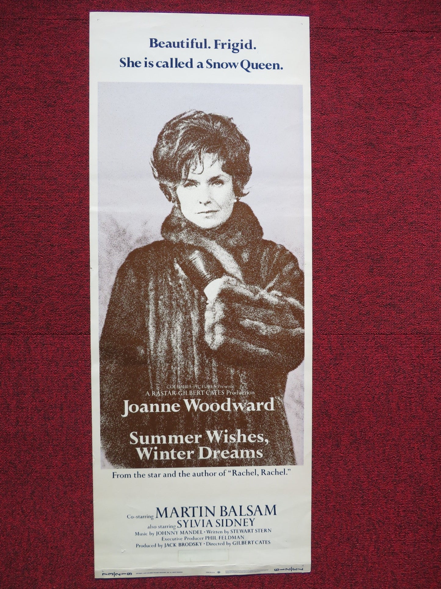 SUMMER WISHES, WINTER DREAMS US INSERT (14"x 36") POSTER WOODWARD BALSAM 1973 Rendezvous Cinema Movie posters