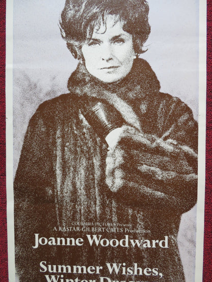 SUMMER WISHES, WINTER DREAMS US INSERT (14"x 36") POSTER WOODWARD BALSAM 1973 Rendezvous Cinema Movie posters