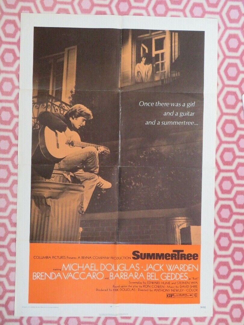SUMMERTREE US ONE SHEET (27 x 41) POSTER MICHAEL DOUGLAS BARBARA BEL GEDDES Movie posters
