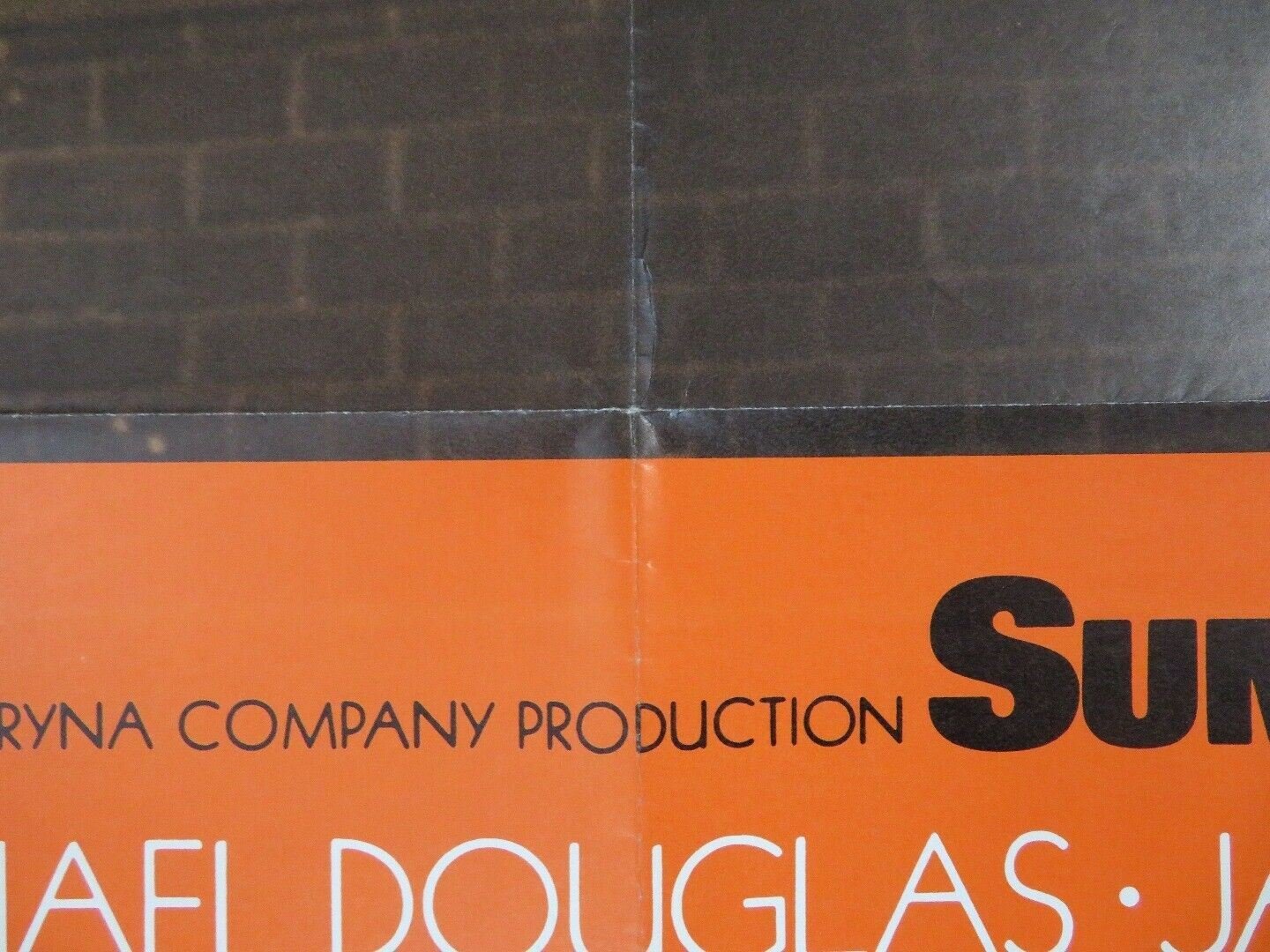 SUMMERTREE US ONE SHEET (27 x 41) POSTER MICHAEL DOUGLAS BARBARA BEL GEDDES Movie posters