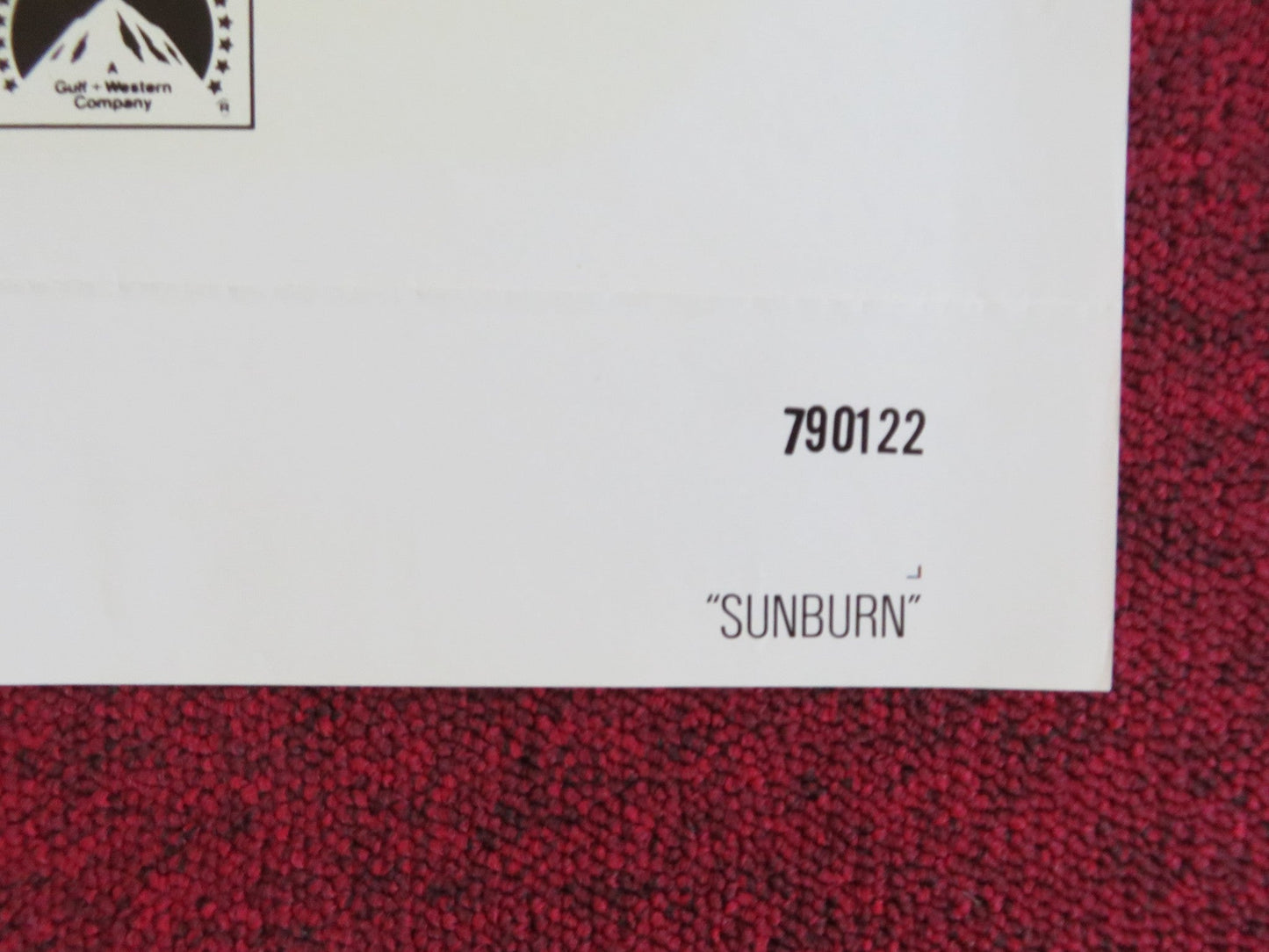 SUNBURN FOLDED US ONE SHEET POSTER FARRAH FAWCETT CHARLES GRODIN 1979 Rendezvous Cinema Movie posters