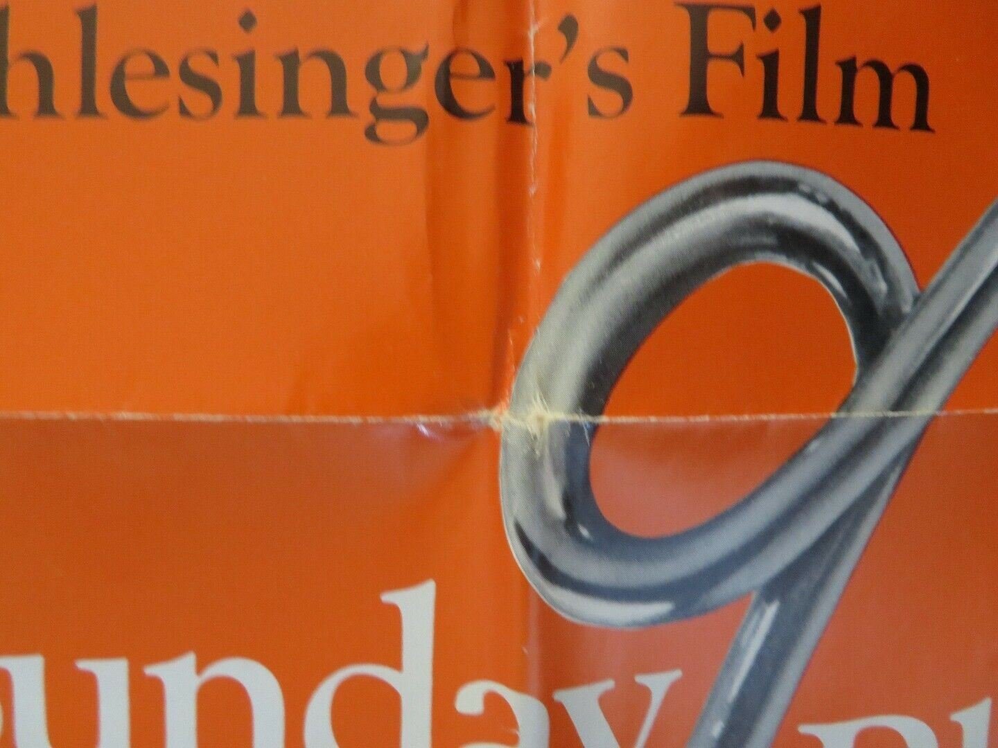 SUNDAY BLOODY SUNDAY FOLDED US ONE SHEET POSTER GLENDA JACKSON 1971 - Rendezvous Cinema