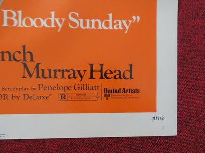 SUNDAY BLOODY SUNDAY FOLDED US ONE SHEET POSTER GLENDA JACKSON 1971 - Rendezvous Cinema